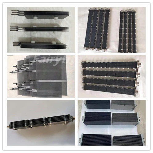 MMO titanium anodes for sodium hypochlorite